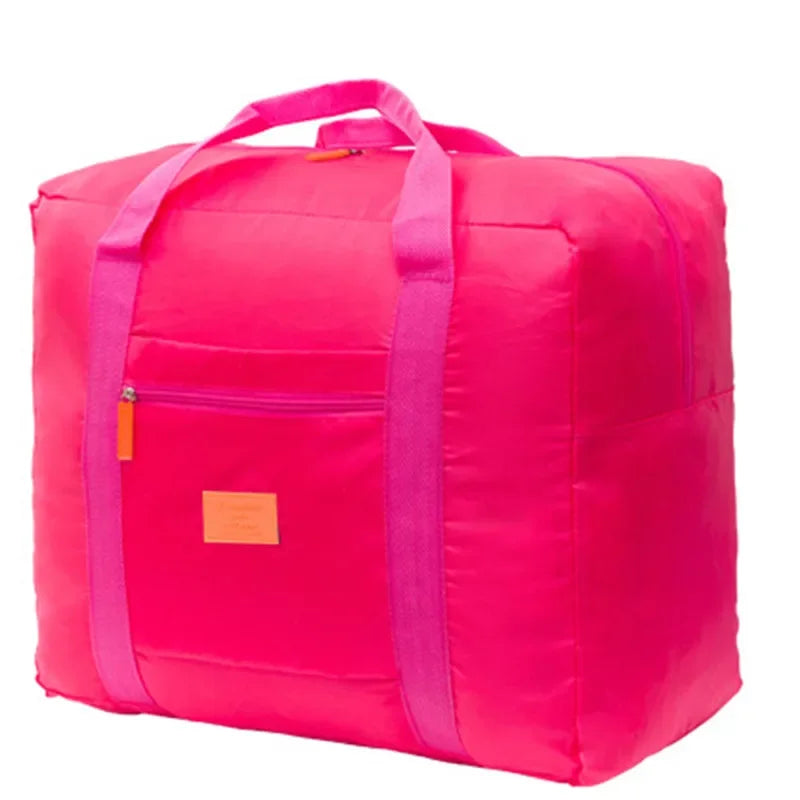 Foldable Travel Duffel Bag — Lightweight Water Resistant Weekender