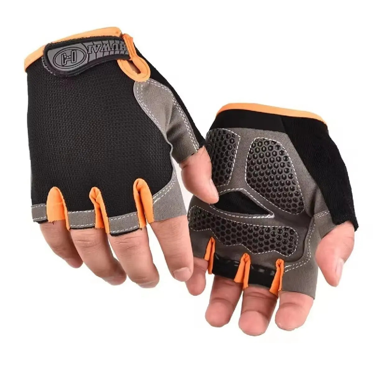 GAFASTWO Cycling Gloves — Breathable Shockproof Half Fingerless Mittens
