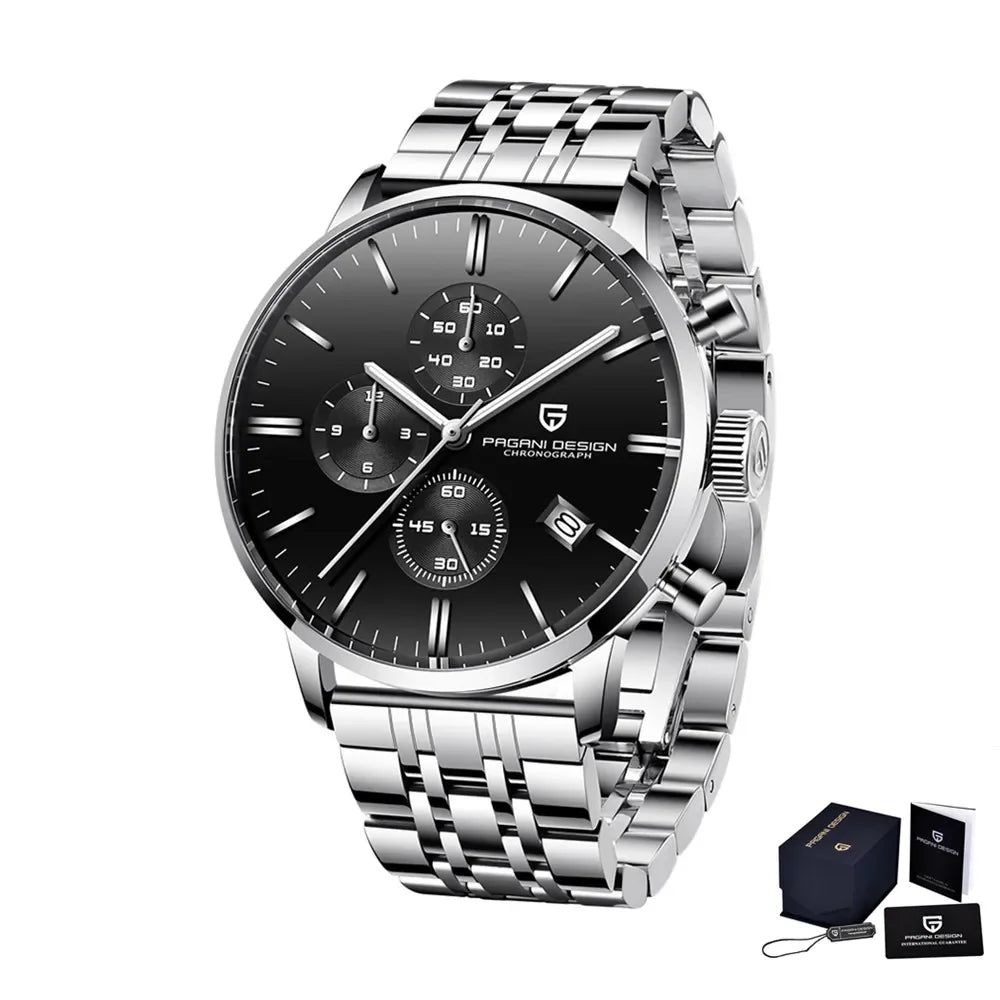 PAGANI DESIGN 2720 Chronograph Watch — Professional Business & Sport Quartz