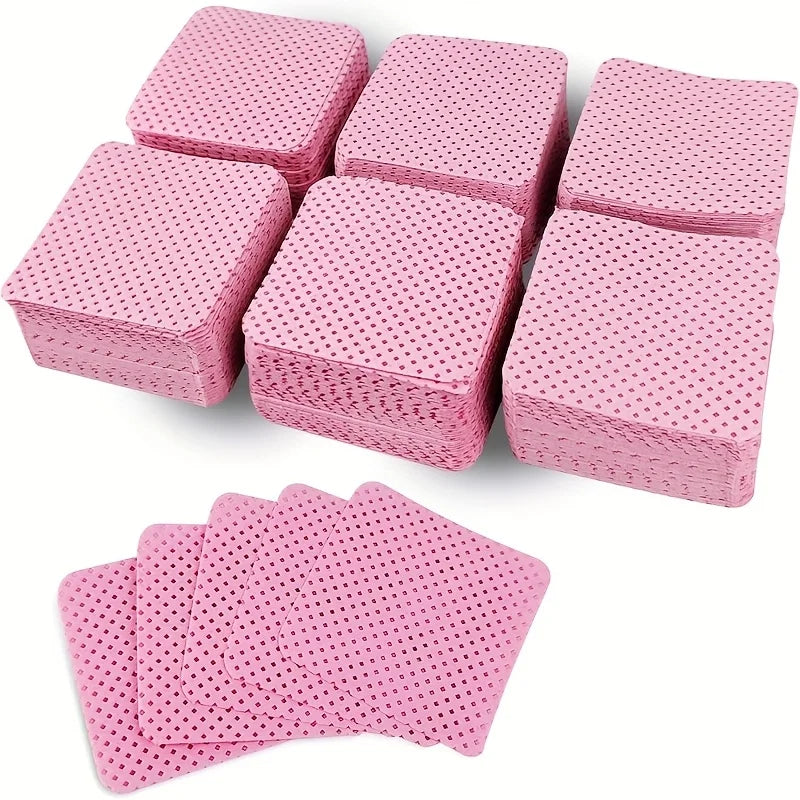 Lint-Free Nail Wipes — Super Absorbent Removal Wraps for Gel Polish