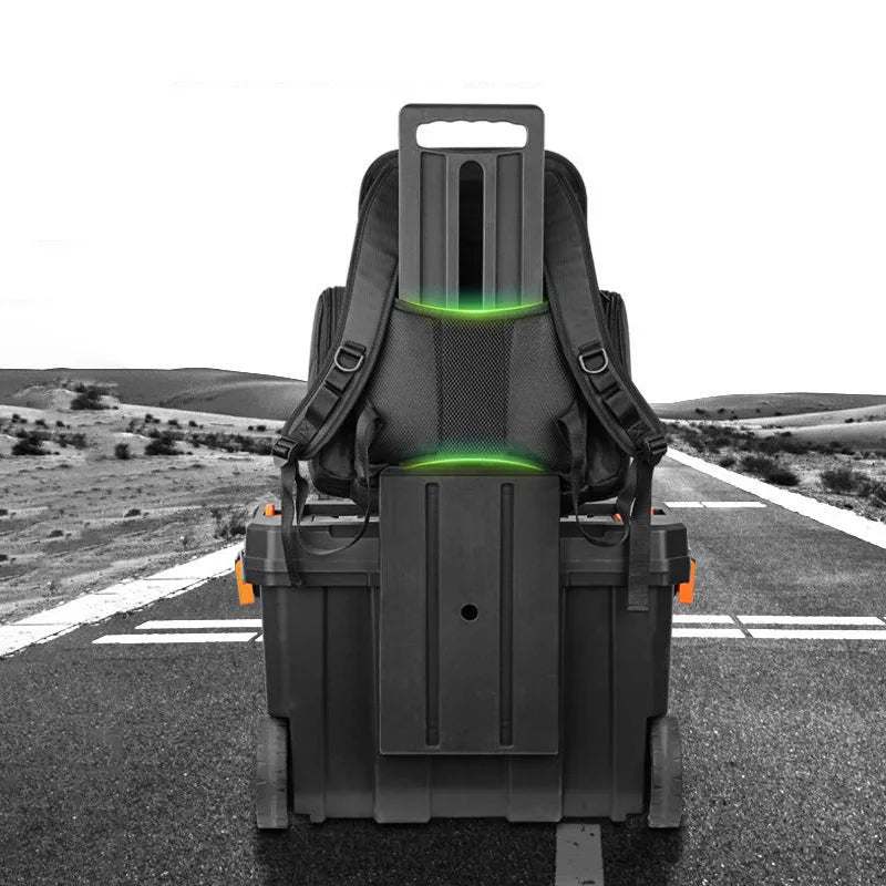 OLOEY Professional Tool Backpack — Heavy Duty Organizer for Electricians & Carpentry