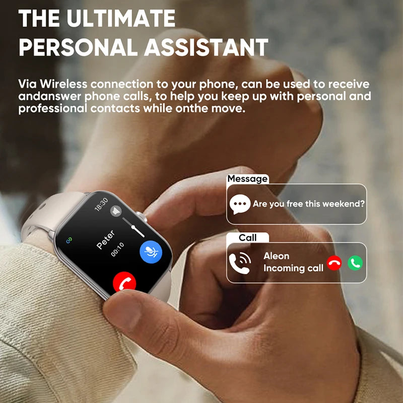 BOXUXING Smart Watch 5 — HD AMOLED Display & Bluetooth Calling