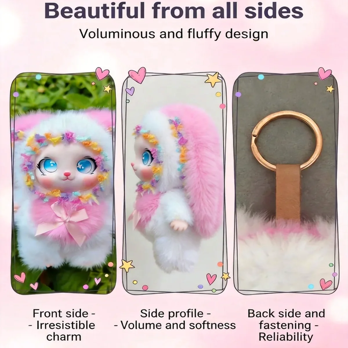 Plush Rabbit Doll — Cute Stuffed Animal Toy