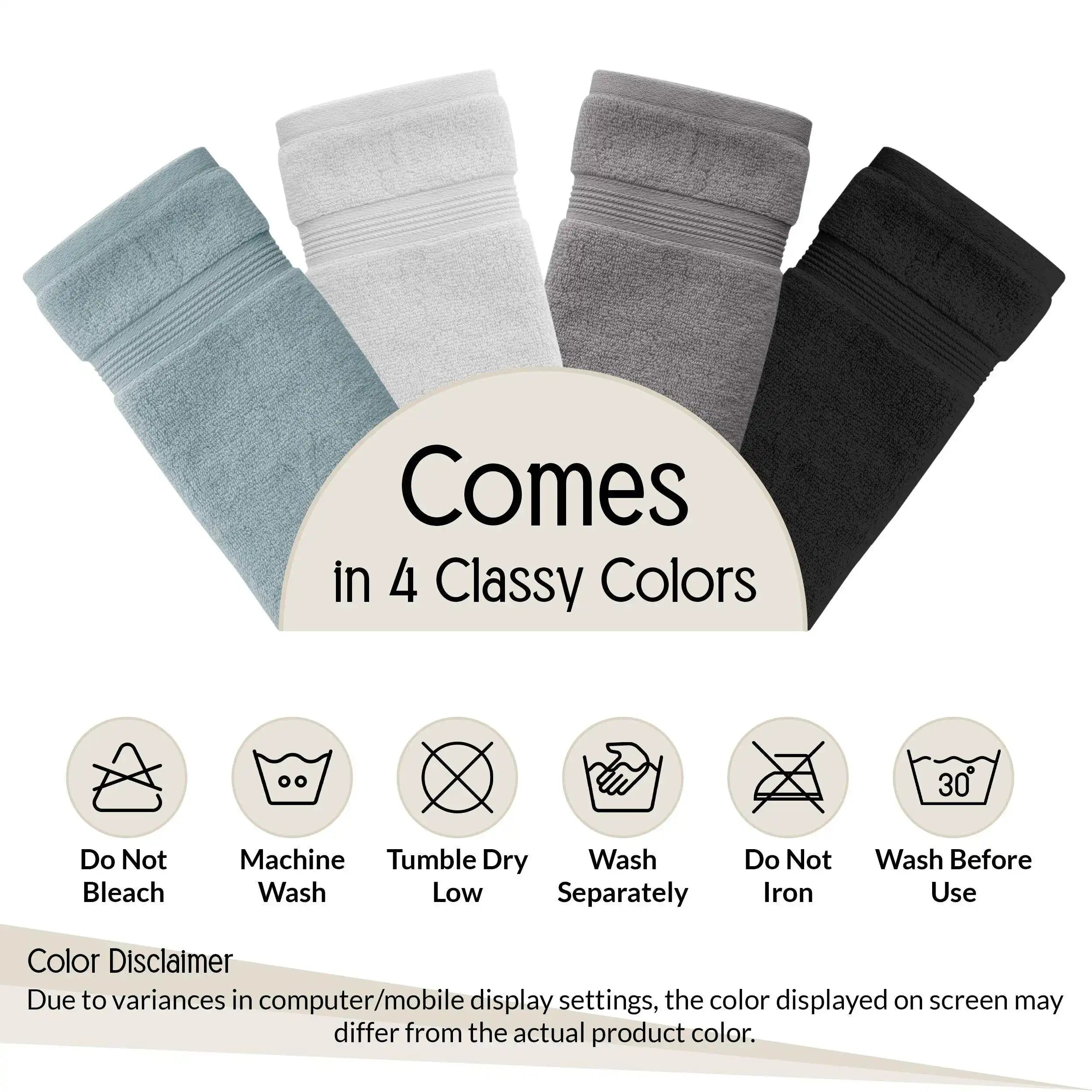 Premium 6-Piece Cotton Towel Set — Ultra Soft & Highly Absorbent