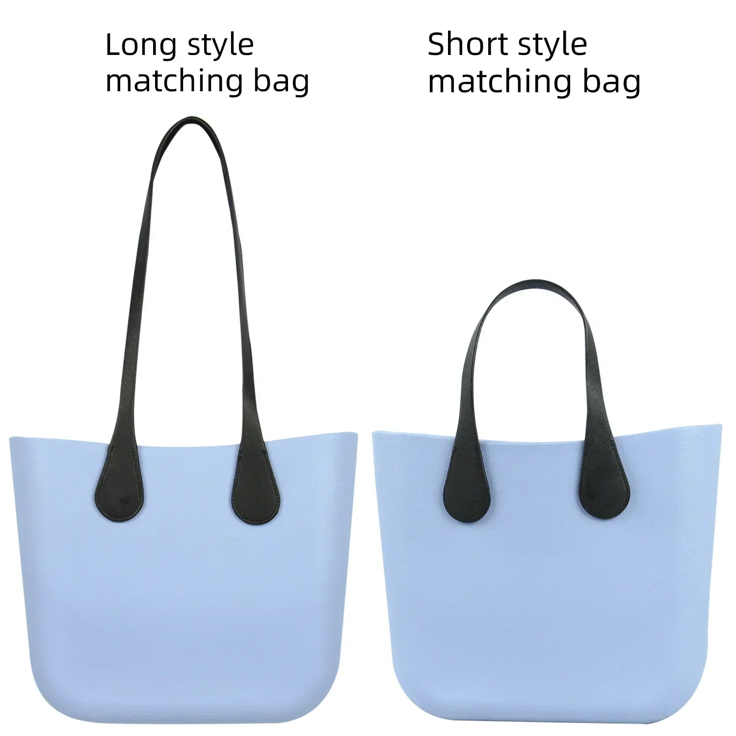 TANQU PU Leather Replacement Handles — Slim Shoulder Straps for Handbags