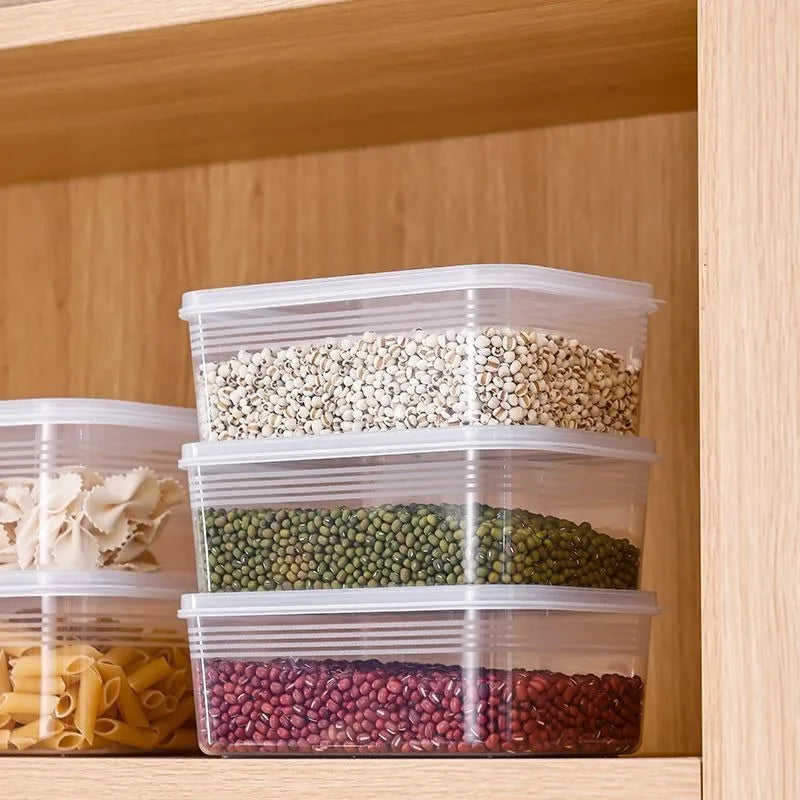 Transparent Refrigerator Storage Box — Fresh-Keeping Food Container