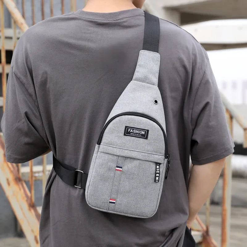 RPXBGUCKARHG Sling Chest Bag — Casual Oxford Cloth Messenger Bag