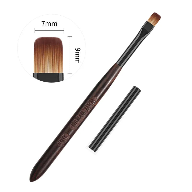 Professional Nail Art Brush Pen — Fine Nylon Bristles for Gel & Acrylic