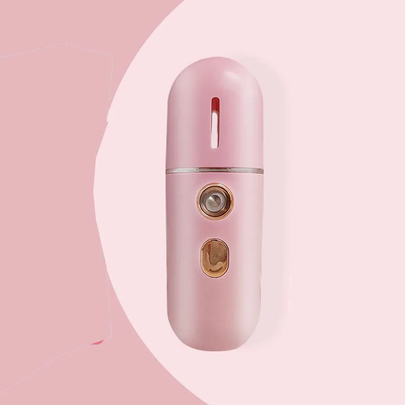 FUYAOZHISHANG Mini Portable Nano Facial Steamer — Hydrating Cold Spray Device