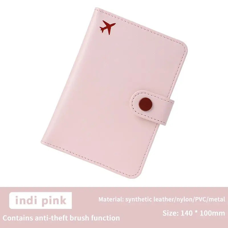 Shmacax Travel Passport Wallet — Waterproof PU Leather Organizer