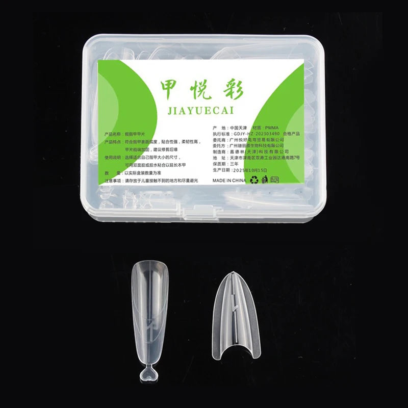 Sandwich Dual Nail Forms — 60pc Set for Quick 3D Extensions