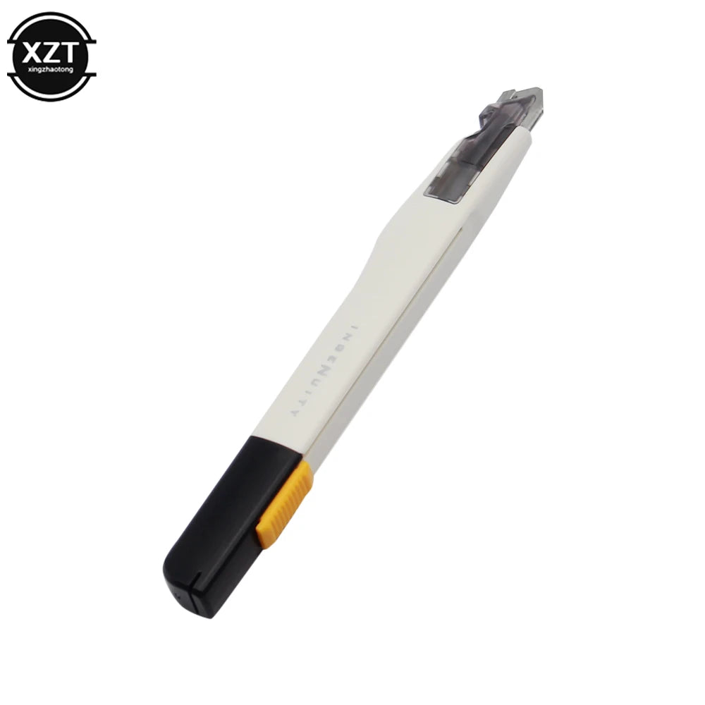 Retractable 30 Degree Utility Knife — Precision Craft Cutter for Leather and Paper