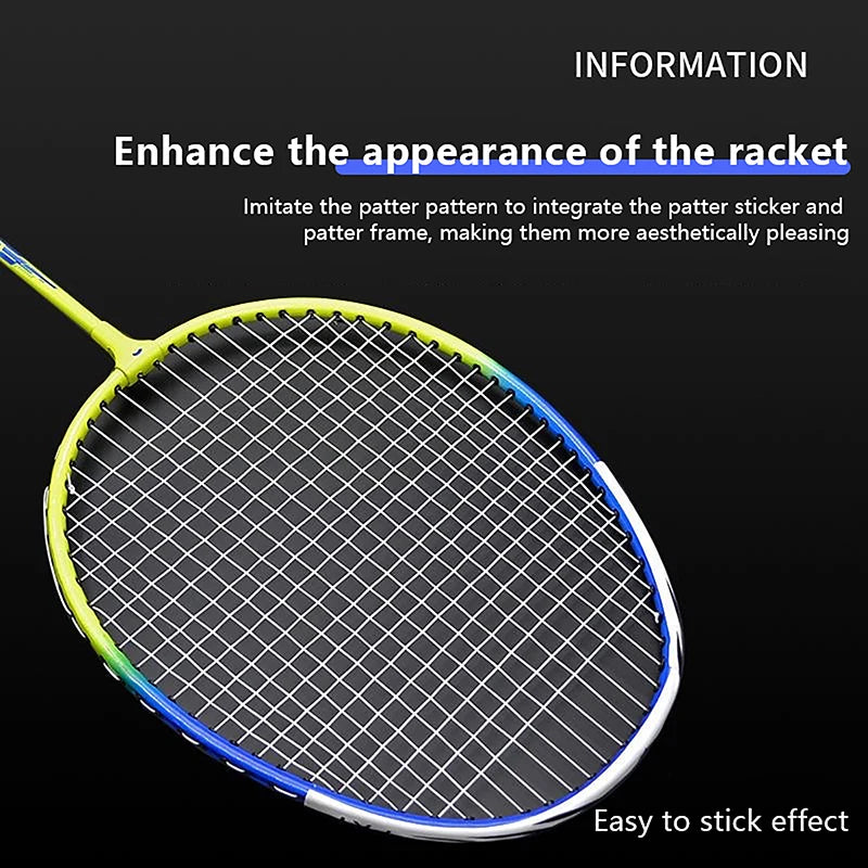 Badminton Racket Head Protector — Durable Anti-Friction Frame Tape