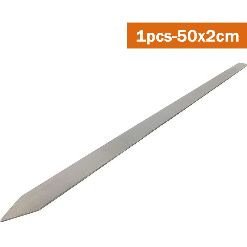 Flat Metal Barbecue Skewers — Heavy Duty Grilling Tools for Kabobs