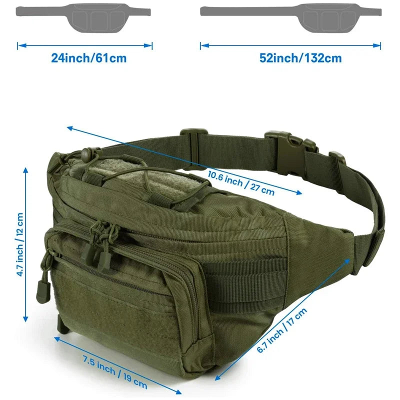 weixier Multi-Function Waist Pack — Durable Outdoor Fanny Pack for Hiking