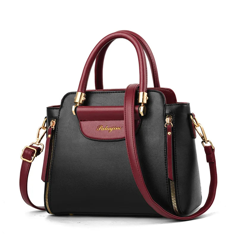 Women's PU Leather Shoulder Bag — Stylish Underarm Handbag for Casual Wear