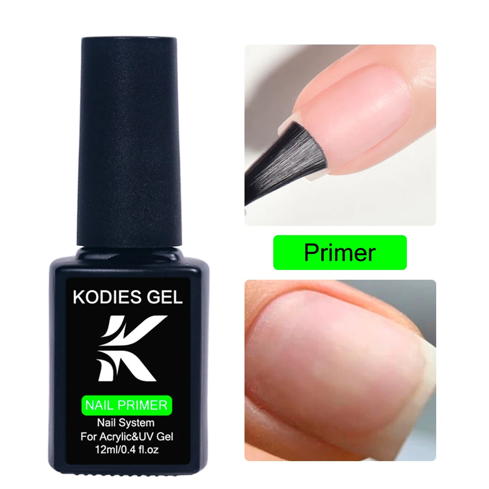 KODIES GEL Nail Primer and Dehydrator Set — Long Lasting Manicure Prep