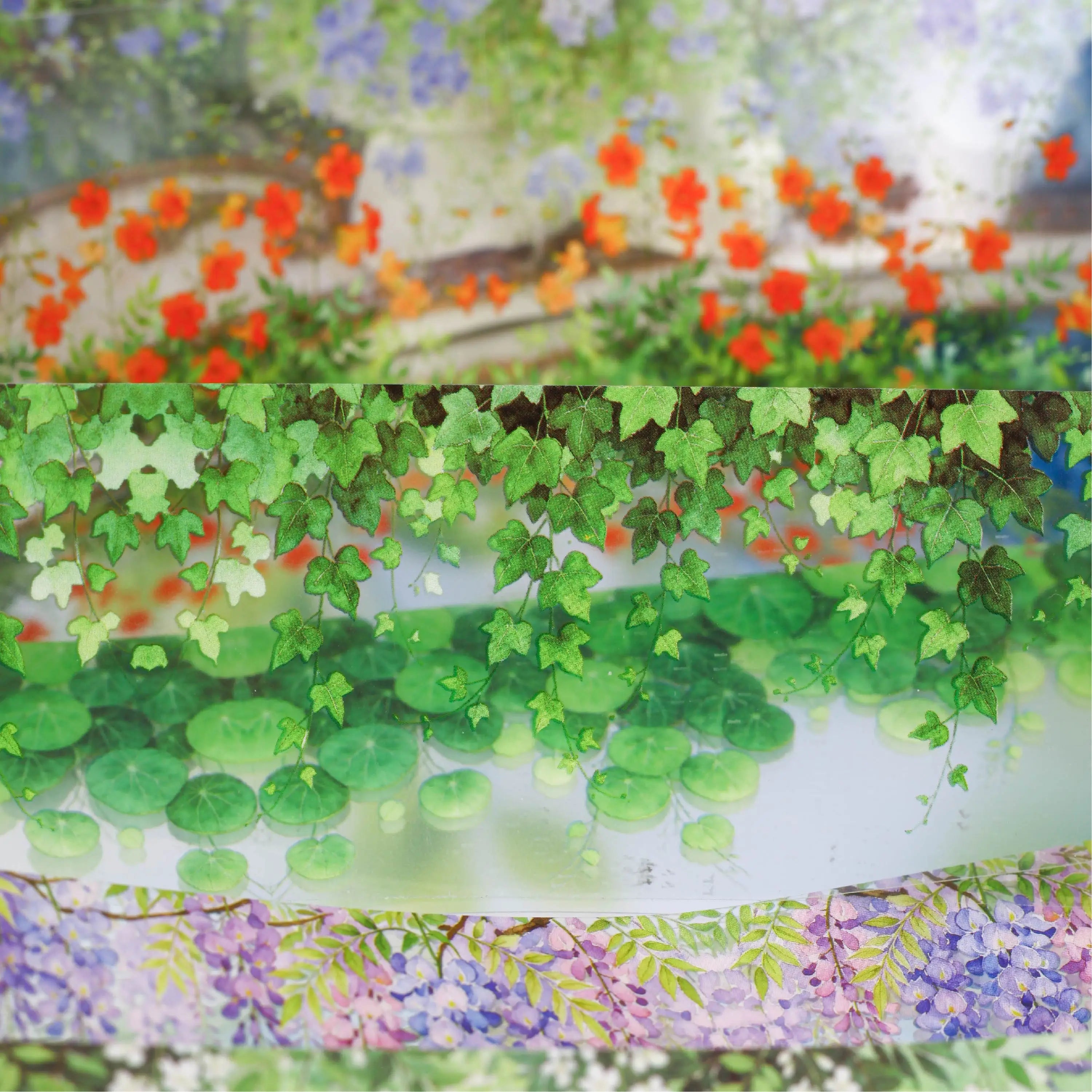 Decorative Plant Vine PET Tape — Botanical Design for Scrapbooking & DIY
