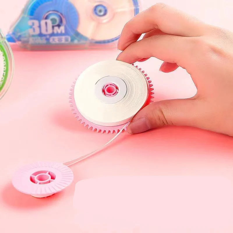 Correction Tape 6-Pack Set — Large Capacity White Error Correction