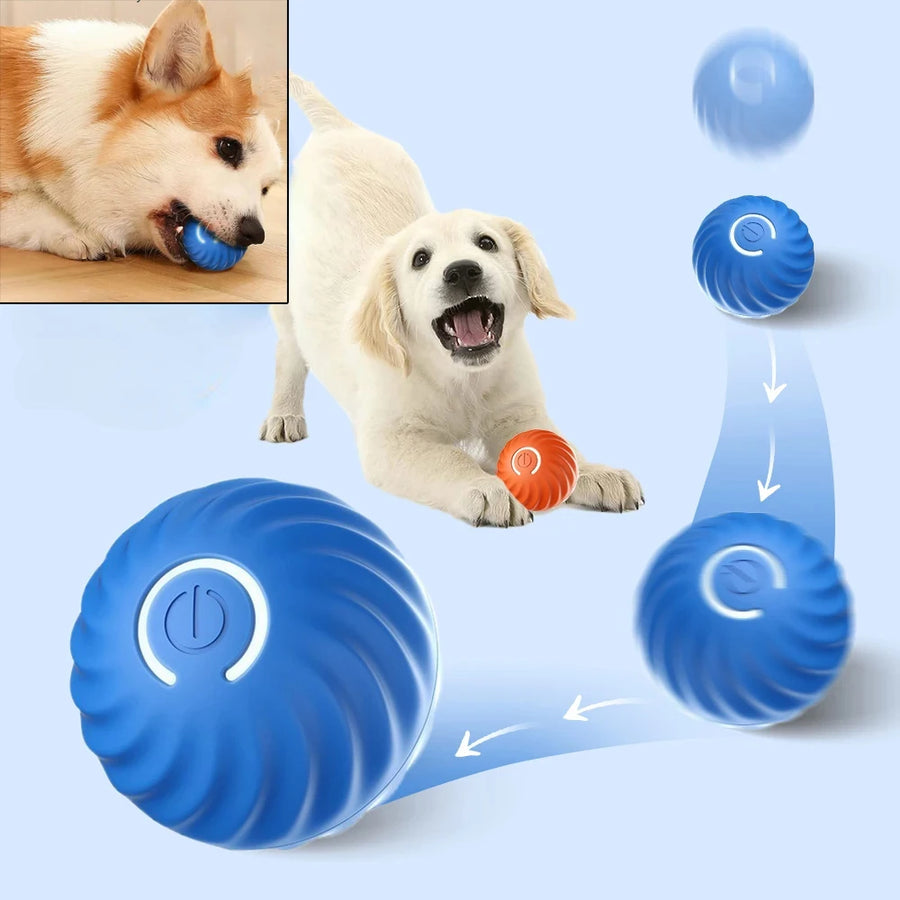 Automatic Moving Dog Toy Ball — Interactive Bouncing Puppy Toy