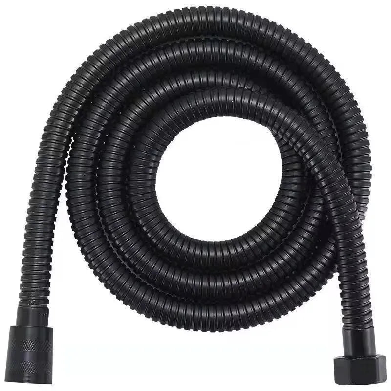 High Pressure Handheld Shower Head & Stainless Steel Hose — Flexible Bathroom Extension
