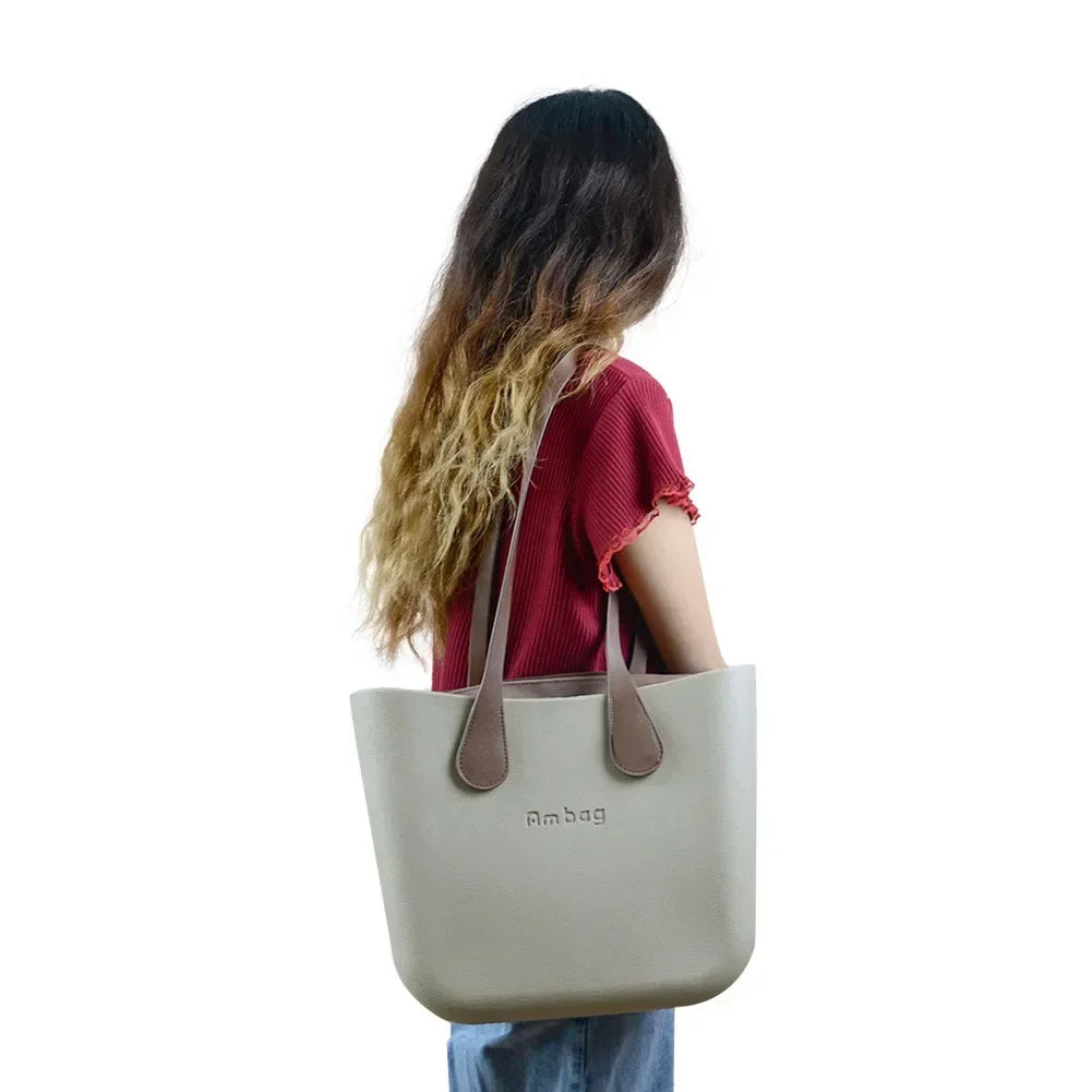 TANQU PU Leather Replacement Handles — Slim Shoulder Straps for Handbags