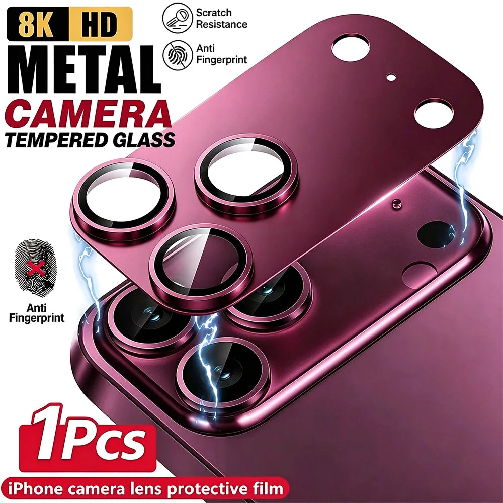 NNBILI Metal Glass Camera Lens Protector — Durable Lens Cover Accessory