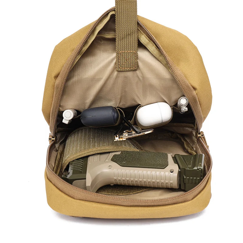 Men's Tactical Sling Bag — Lightweight Chest Rig for Outdoor Adventures