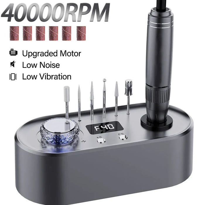 Houselin Professional Nail Drill — 40000RPM Electric Manicure Machine