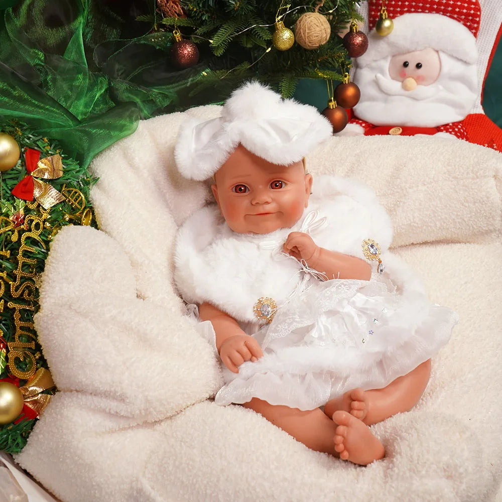Lifelike Silicone Reborn Doll — Realistic 46cm Collectible Baby Doll