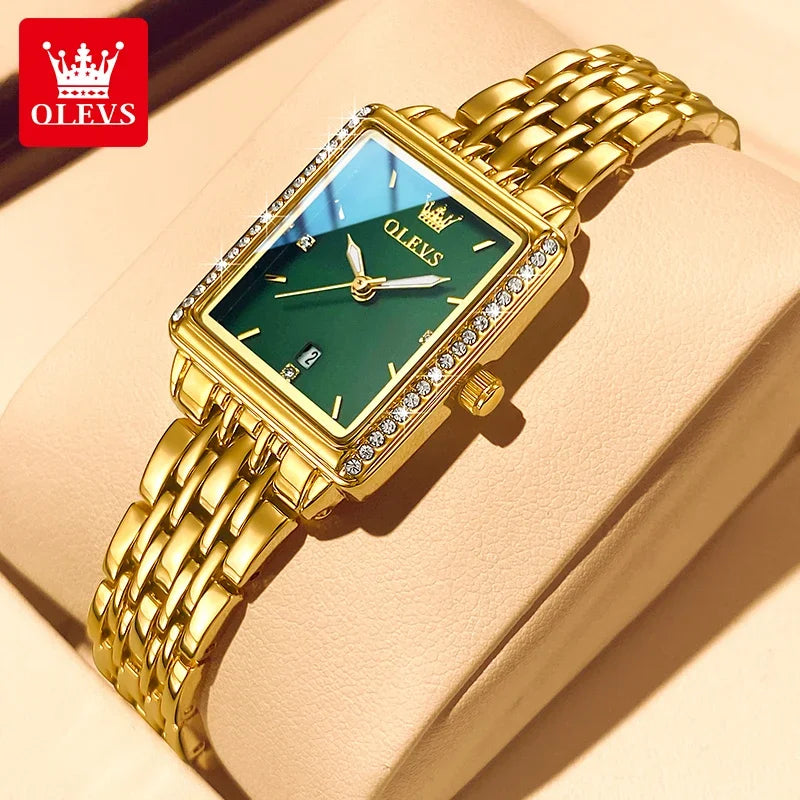 OLEVS 9995 Elegant Quartz Watch — Luxury Waterproof Ladies Wristwatch