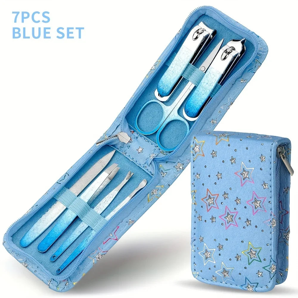 7-in-1 Manicure and Pedicure Set — Professional Nail Care Kit
