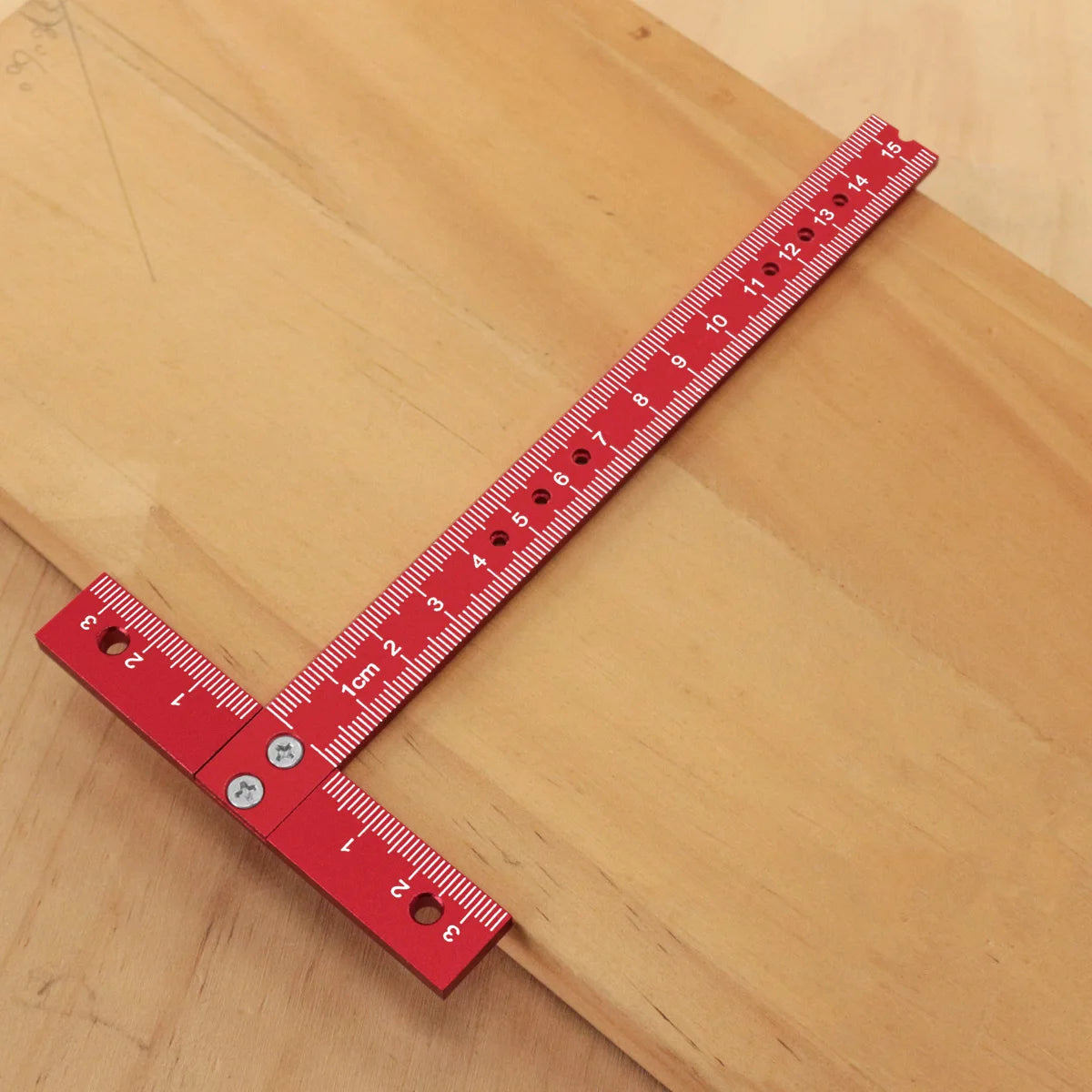FNICEL Aluminum Alloy T-Square Ruler — Precision Drafting & Carpentry Tool