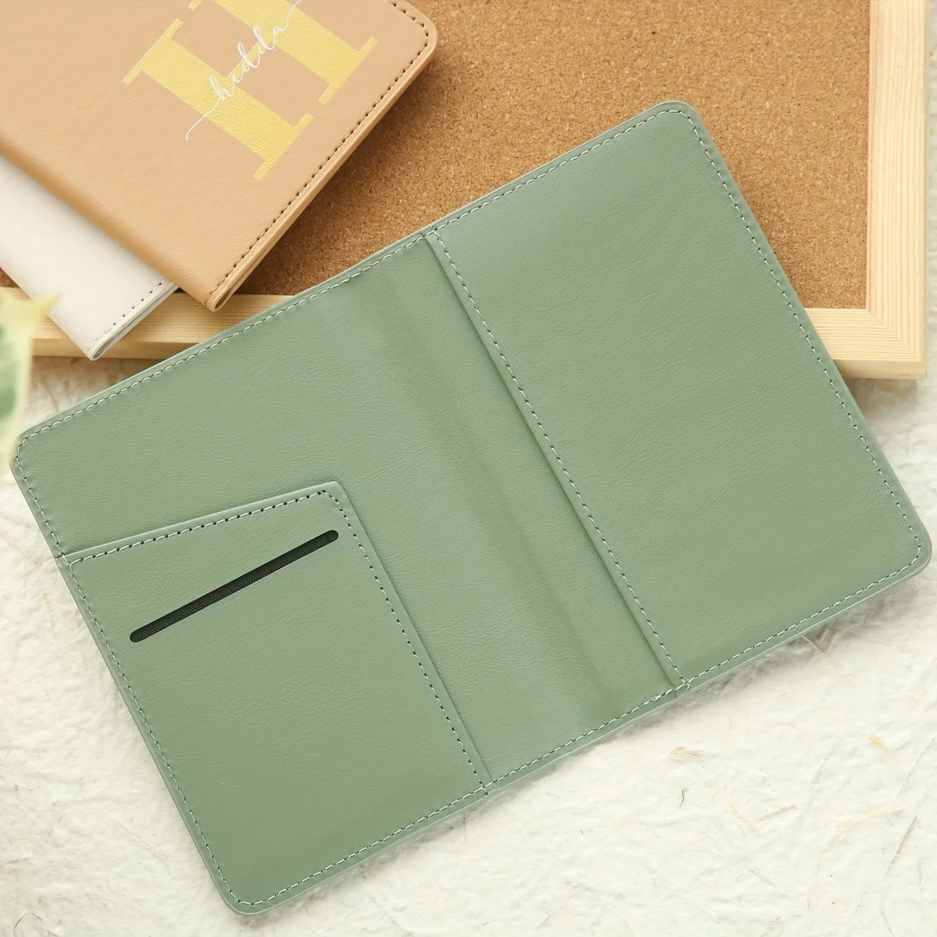 Personalized Passport Cover — Custom Monogram Travel Accessory