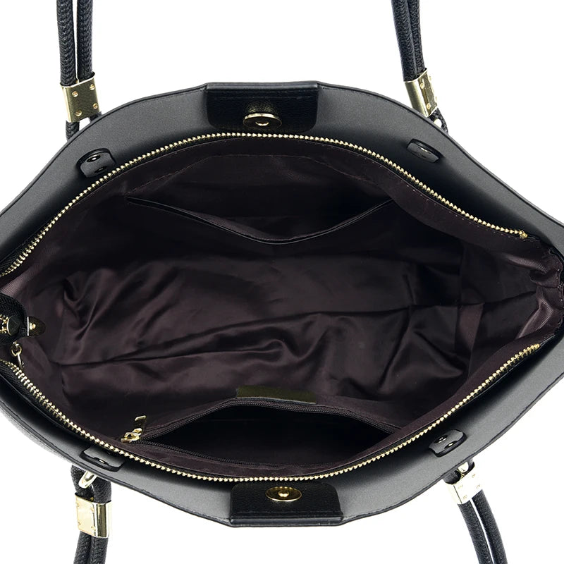 YaLePuck Women's PU Leather Hobo Bag — Large Capacity Shoulder Tote