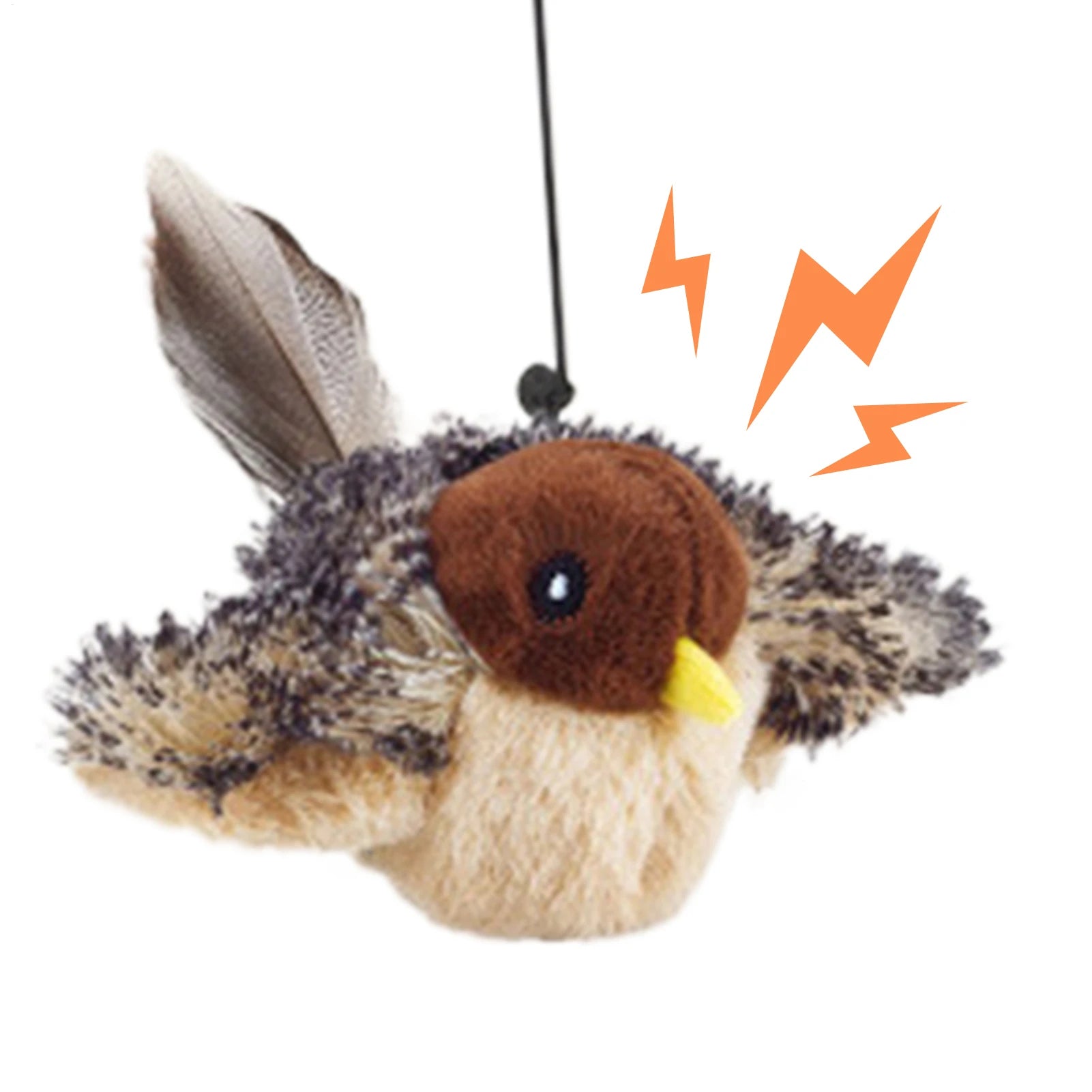 Interactive Flapping Bird Cat Toy — Touch Activated Motion Sensor Kitten Toy