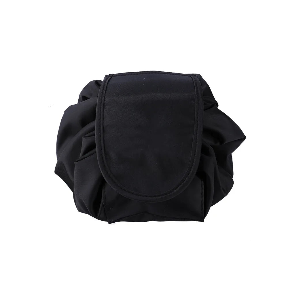 Drawstring Makeup Bag — Large Capacity Waterproof Travel Organizer