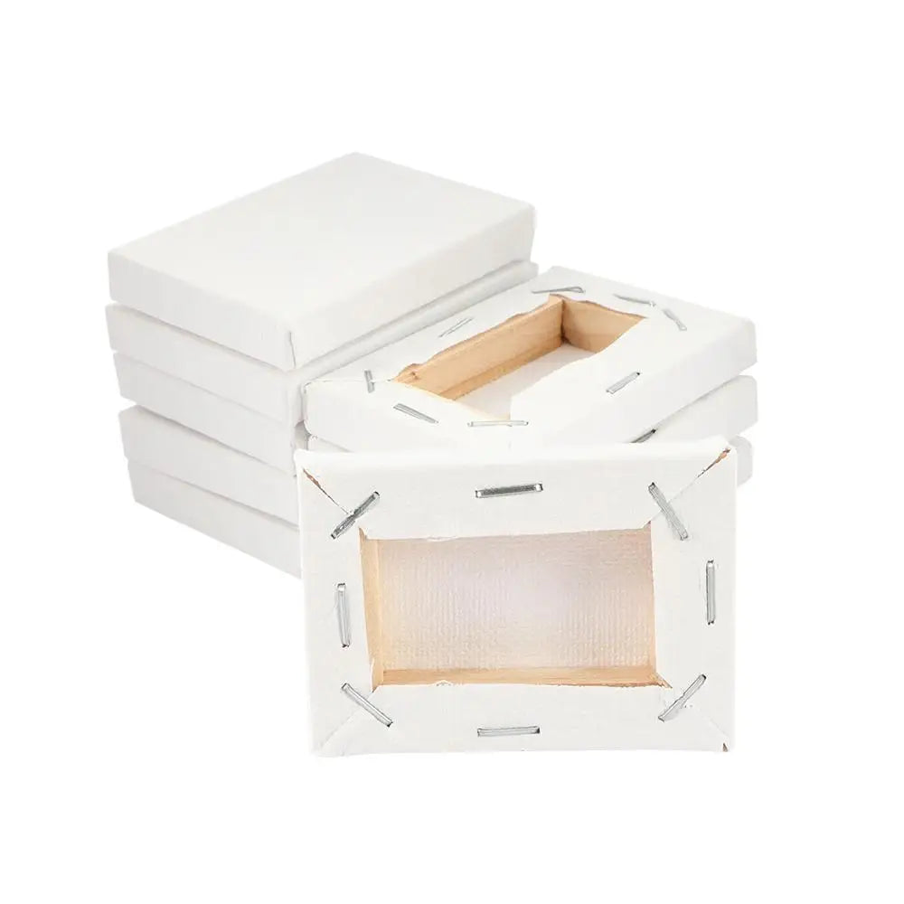 Mini Stretched Canvas Boards — Primed White Cotton for Oil and Acrylic Painting