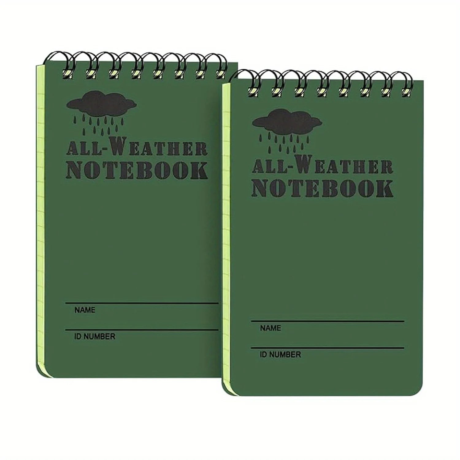 Waterproof Pocket Notebook — All-Weather Rainproof Notepad for Outdoor Use
