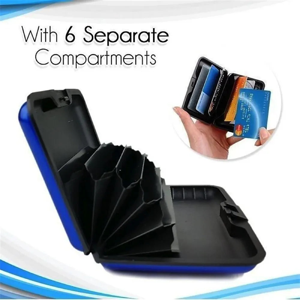 Slim Metal Card Wallet — Durable Protective Holder for Daily Use