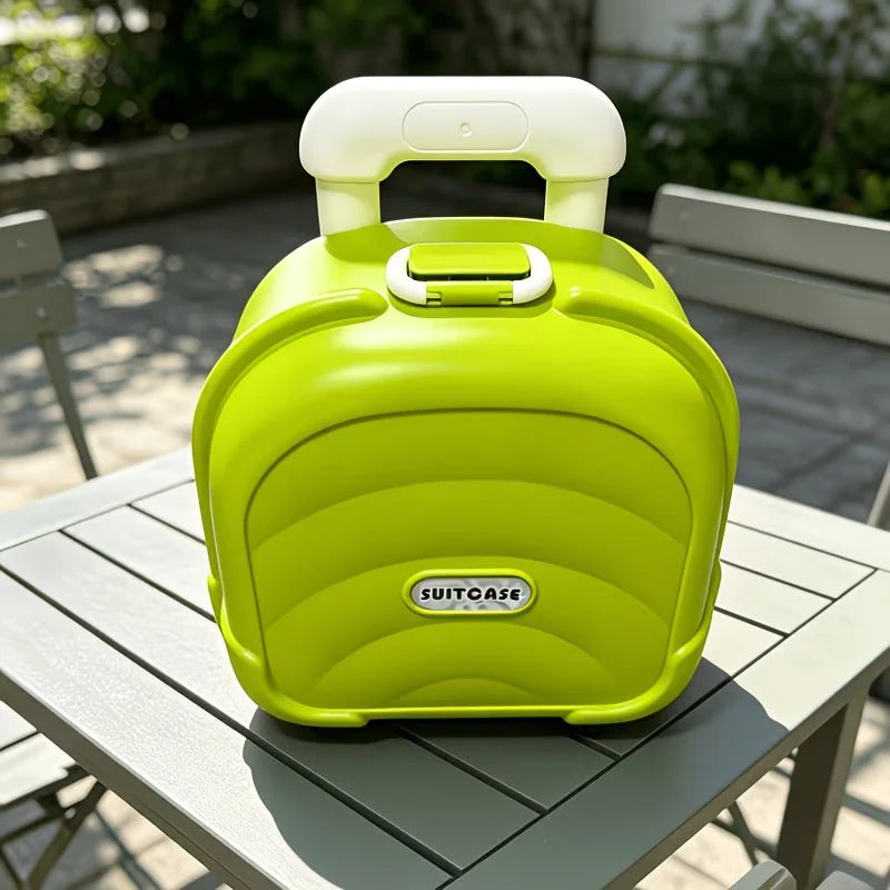 Telescopic Handle Travel Suitcase — Durable ABS Material for Commuting