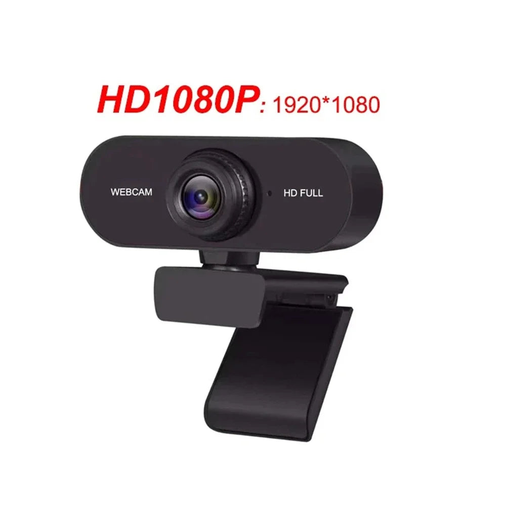 High Definition USB Webcam — Auto Focus Computer Camera with Microphone