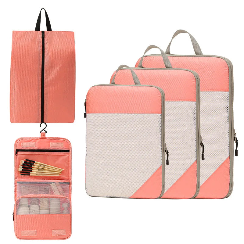 Ufine Travel Packing Cubes — Compression Storage Bags for Organized Luggage
