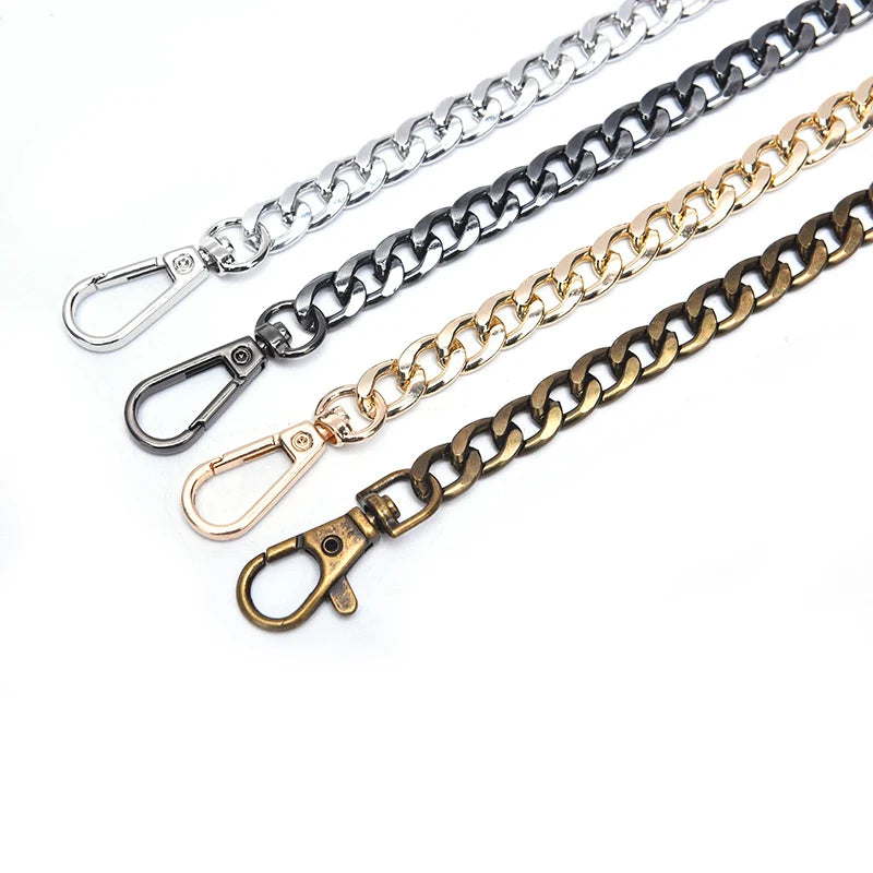 Metal Bag Strap Chain — Replacement Handle for Purses and Handbags