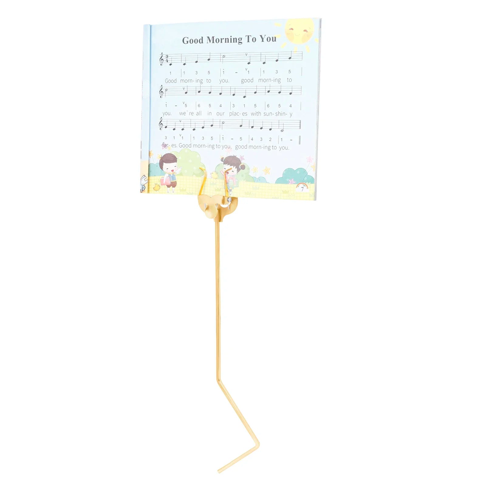 IRIN Portable Metal Music Stand — Sheet Music Holder for Brass Instruments
