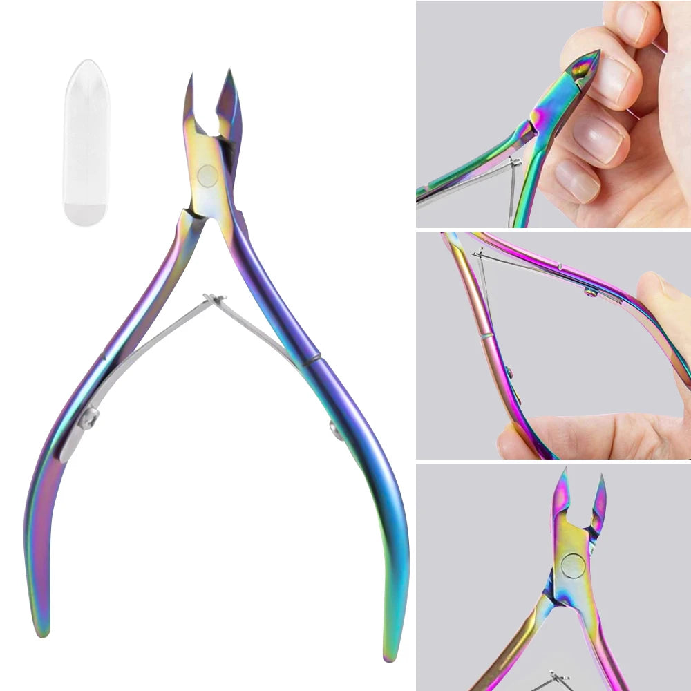 Stainless Steel Cuticle Nipper — Professional Dead Skin Remover & Trimmer