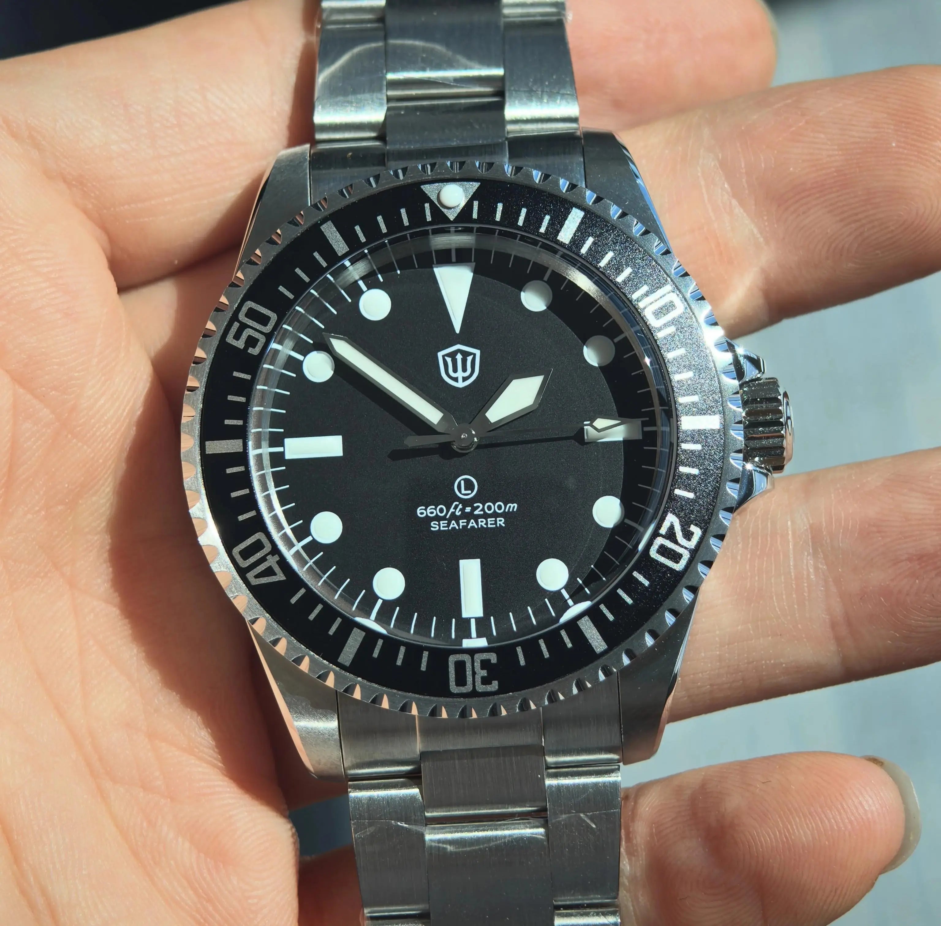 Watchdives WD5514Q Diver Watch — 40mm Quartz with Sweep Second Hand