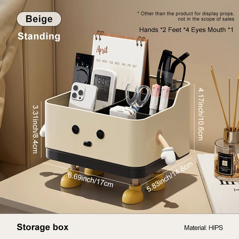 Desktop Storage Organizer — Multi-Compartment Stationery Sorting Box