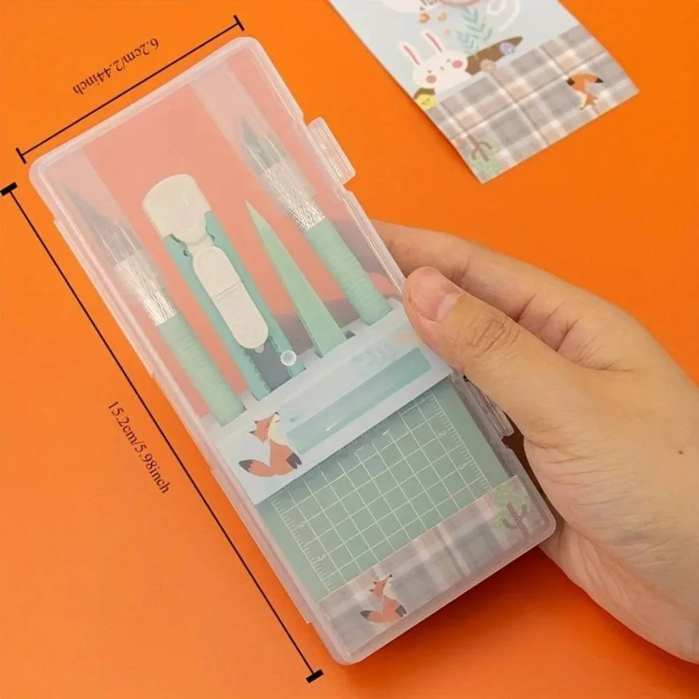 DIY Scrapbook Tool Set — 5-Piece Art Cutting and Carving Kit