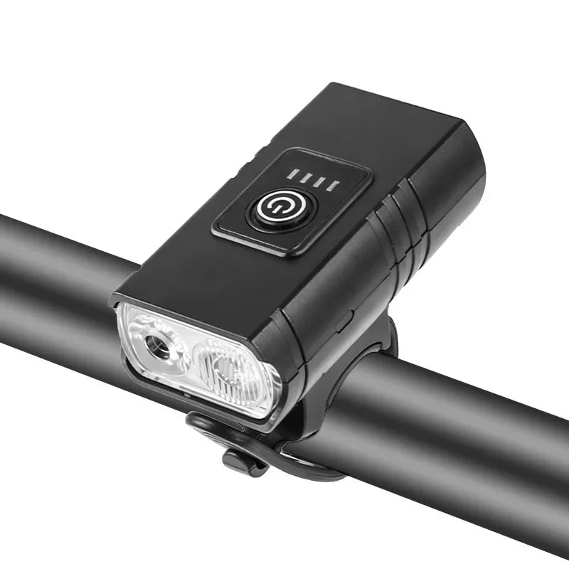 USB Rechargeable Bike Light Set — Waterproof LED Headlight and Taillight